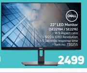Dell 22" LED Monitor SE2219H/SE2216