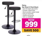 Remy Bar Stool 2 Pack (Black)