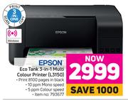 Epson Eco Tank 3 In 1 Colour Printer L3150