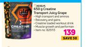 SSA Creatine Transport Juicy Grape-650g