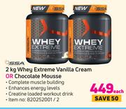 SSA 2Kg Whey Extreme Vanilla Cream Or Chocolate Mousse-Each