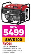 Ryobi 2.7KW Generator