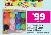 Kids Dough Pack Or Classic Color Assorted Pack-Each