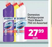Domestos Multipurpose Thick Bleach Assorted-750ml Each