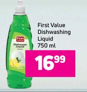 First Value Dishwashing Liquid-750ml