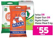Iwisa Or Super Sun Or Nyala Super Maize Meal 5 Kg- Each