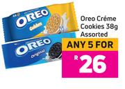 Oreo Creme Cookies Assorted-For 5 x 38g