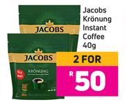Jacobs Kronung Instant Coffee-For 2 x 40g