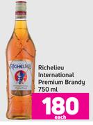 Richelieu International Premium Brandy-750ml Each