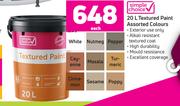 Simple Choice Textured Paint Assorted Colours-20L