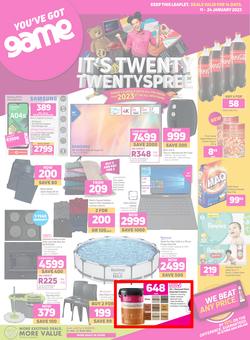 Game : It's Twenty Twentyspree (11 January - 24 January 2023), page 1