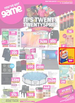 Game : It's Twenty Twentyspree (11 January - 24 January 2023), page 1