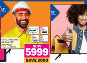 Samsung 43" (109cm) AU7000 UHD 4K Smart TV 43AU7000