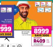 Hisense 55" (139cm) 4K ULED TV 55U6H