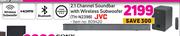 JVC 2.1 Channel Soundbar With Wireless Subwoofer TH-N239B