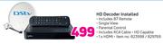DSTV HD Decoder Installed