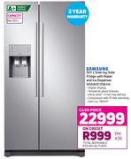 Samsung 501L Side By Side Fridge With Water & Ice Dispenser RS50N3C13S8.FA