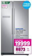 Samsung 535L Side By Side Fridge Freezer RS54N3A13S8
