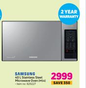 Samsung 40L Stainless Steel Microwave Oven MS4