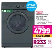 Defy 5Kg Tumble Dryer Manhattan Grey DTD 230