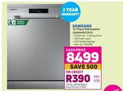 Samsung 12 Place Dishwasher DW60M5070FS