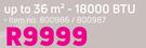 Logik Up To 36 Sqm 18000 BTU