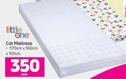 Little One Cot Mattress 1170cm x 560cm x 100cm-Each