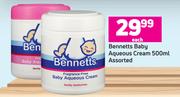 Bennetts Baby Aqueous Cream Assorted-500ml Each 