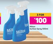 Milton Surface Spray-For Any 3 x 500ml