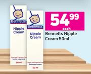 Bennetts Nipple Cream-50ml Each