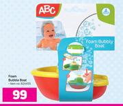 ABC Foam Bubble Boat