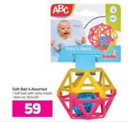 ABC Simba Soft Ball 4 Assorted