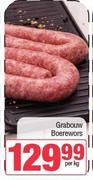 Grabouw Boerewors-Per Kg