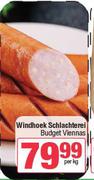 Windhoek Schlachterei Budget Viennas-Per Kg