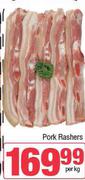 Pork Rashers-Per Kg