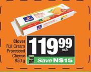 Clover Full Cream Processed Cheese-950g