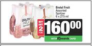 Brutal Fruit Spritzer Assorted-For 2 x 6 x 275ml