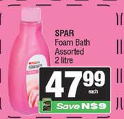 Spar Foam Bath Assorted-2Ltr 