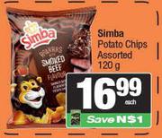 Simba Potato Chips Assorted-120g