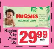 Huggies Baby Wipes-56s Pack
