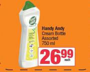 Handy Andy Cream Bottle Assorted-750ml