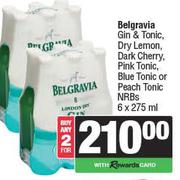 Belgravia Gin & Tonic, Dry Lemon, Dark Cherry, Pink Tonix, Blue Tonic-For Any 2 x 6 x 275ml 