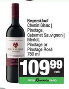 Beyerskloof Chenin Blanc | Pinotage, Cabernet Sauvignon | Merlot, Pinotage Or Pinotage Rose-750ml Ea