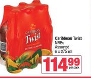 Caribbean Twist NRBs Assorted-6 x 275ml Per Pack