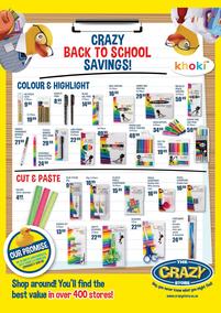 The Crazy Store : Crazy Back To School Savings (26 December - 31 January 2022)