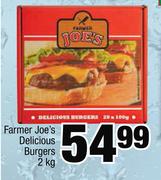 Farmer Joe's Delicious Burgers-2kg