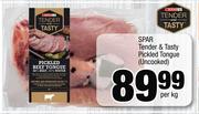 Spar Tender & Tasty Pickled Tongue-Per kg