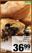 Freshline Christmas Fruit Mince Pies-6's Per Pack