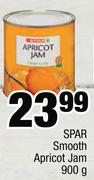 Spar Smooth Apricot Jam-900g