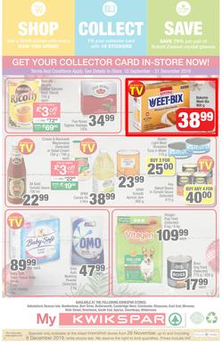 KWIK SPAR Eastern Cape : My KwikSpar (26 Nov - 8 Dec 2019) Only available at selected Eastern Cape Stores, page 4